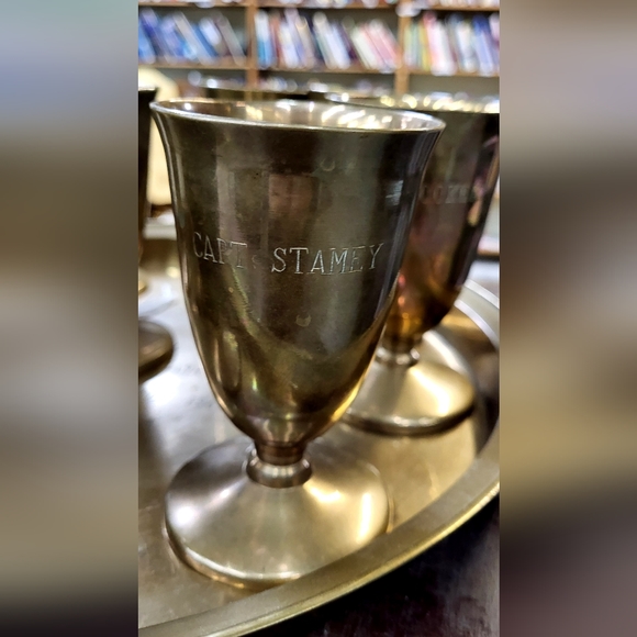Korean War Goblet and Tray Set - Picture 5 of 10